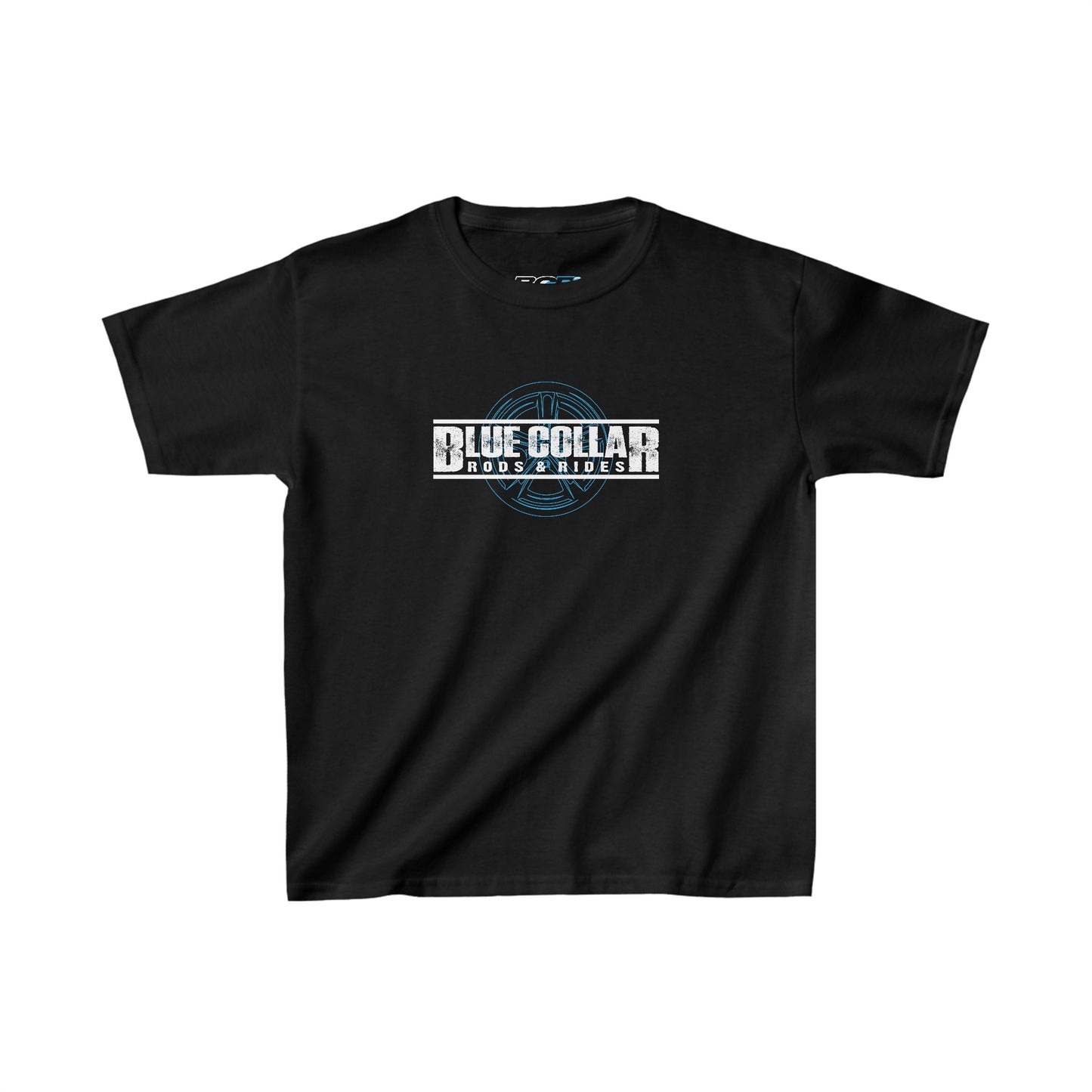 Blue Collar Wheel Kids Tee