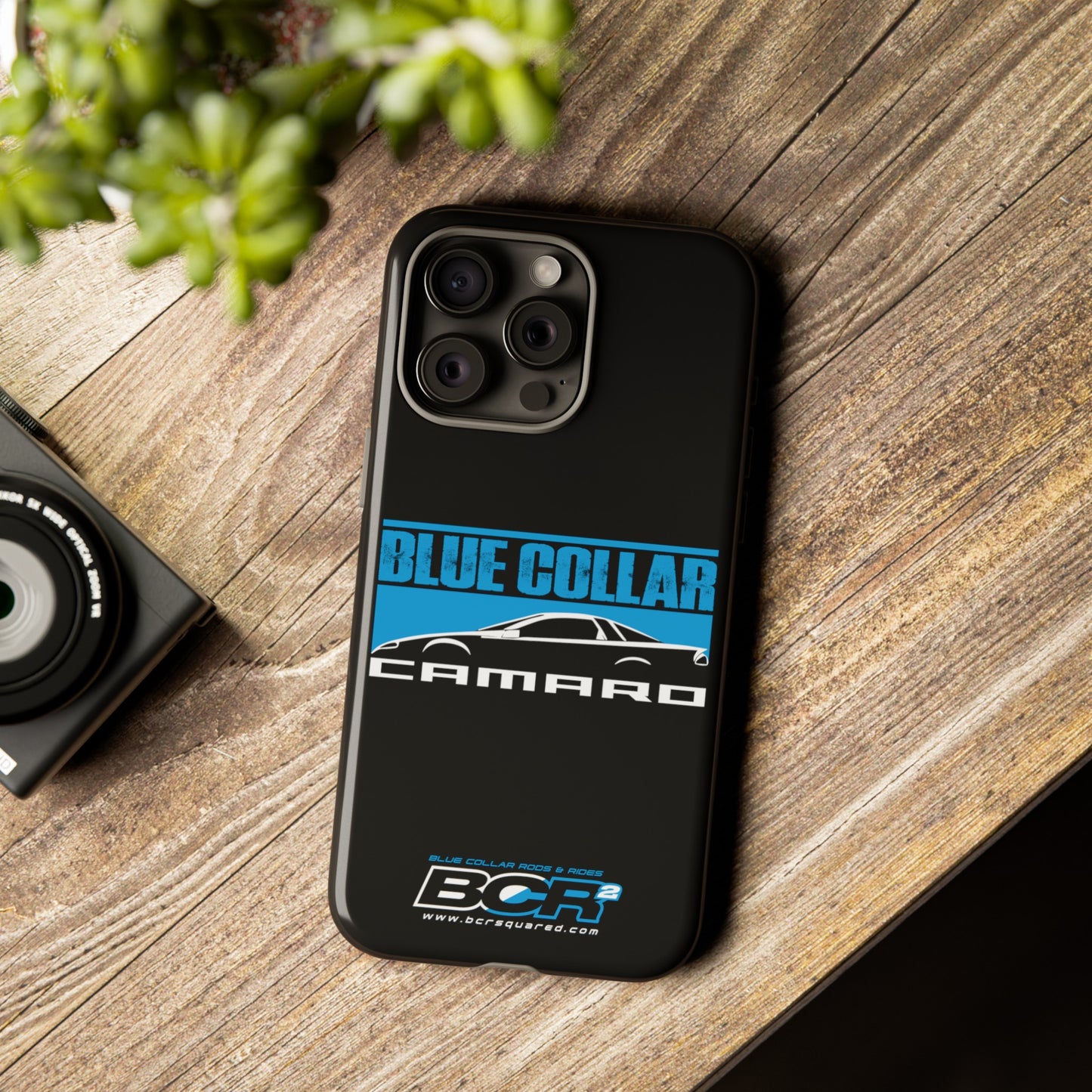 Blue Collar 4th Gen Camaro Black Phone Cases