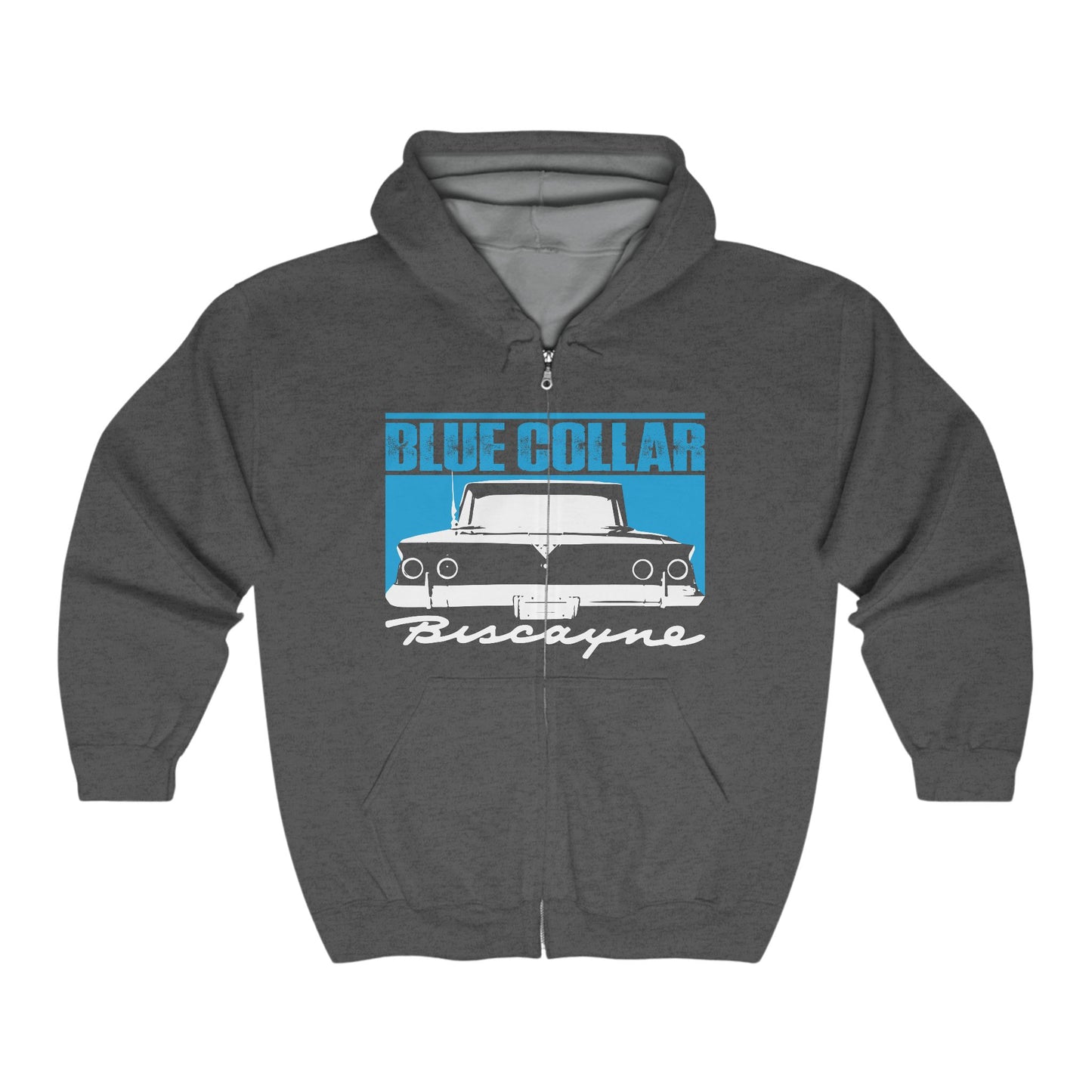 Blue Collar Biscayne Zip up hoodie