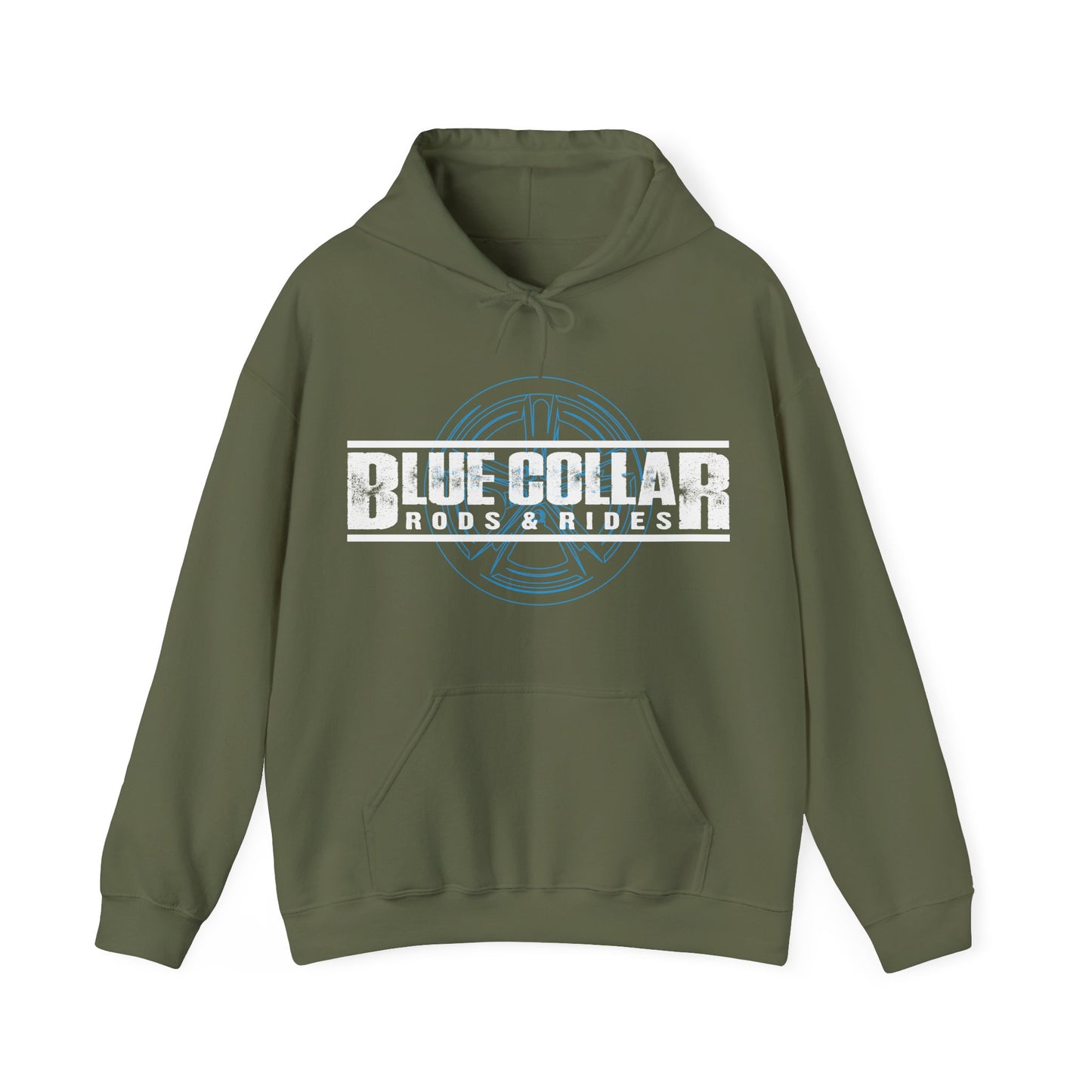 Blue Collar Wheel Hoodie