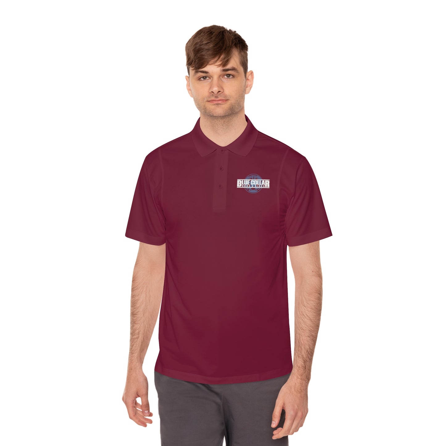 Blue Collar Wheel Polo Shirt