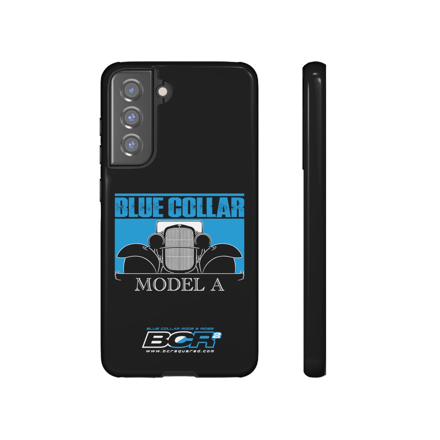 Blue Collar Model A Black Phone Case