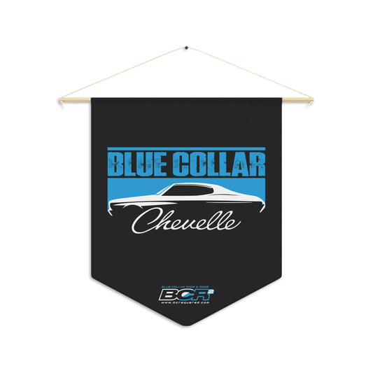 Blue Collar Chevelle Pennant Banner