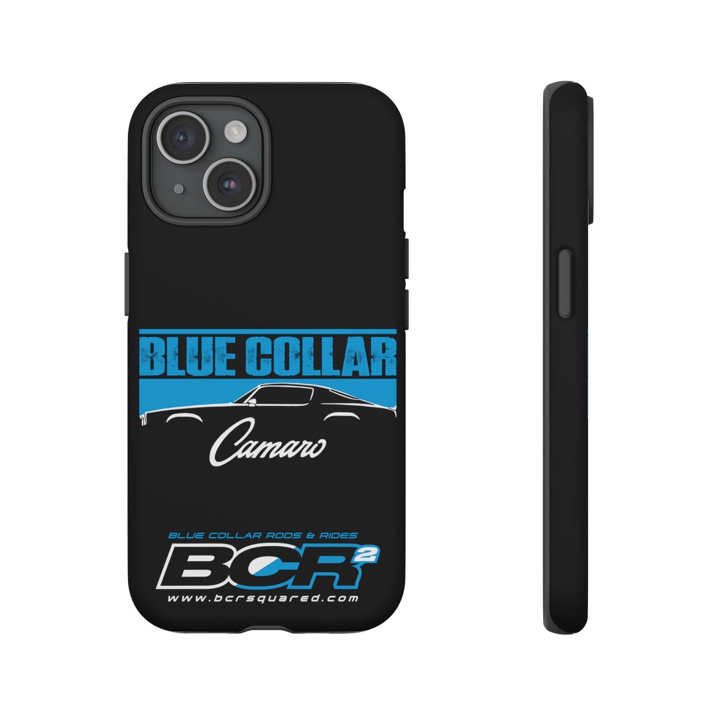 Blue Collar 2nd Gen Camaro Black Phone Cases