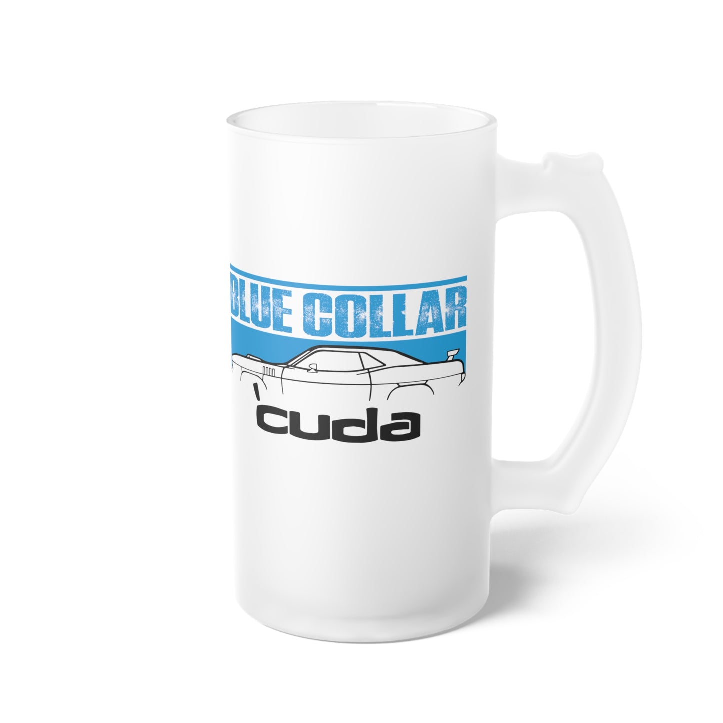 Blue Collar 'Cuda Frosted Beer Mug