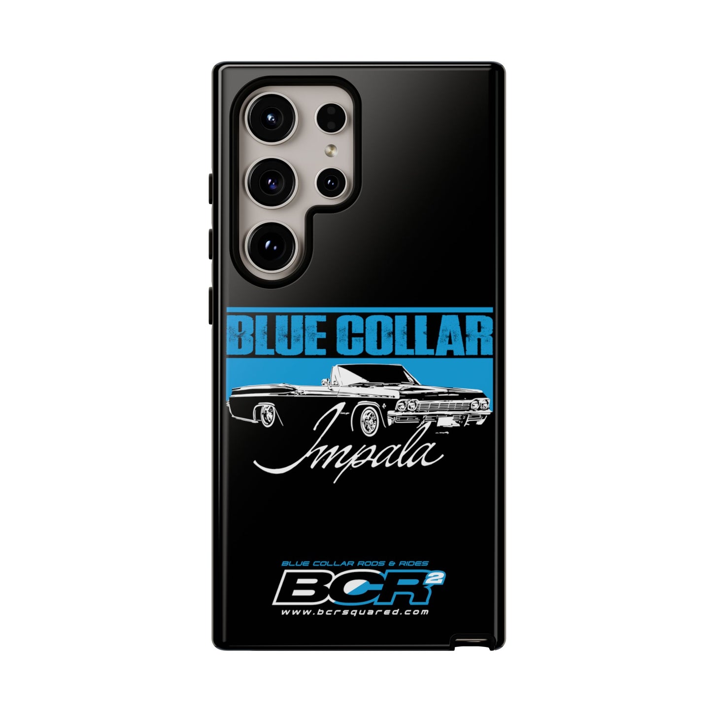 Blue Collar Impala Black Phone Cases