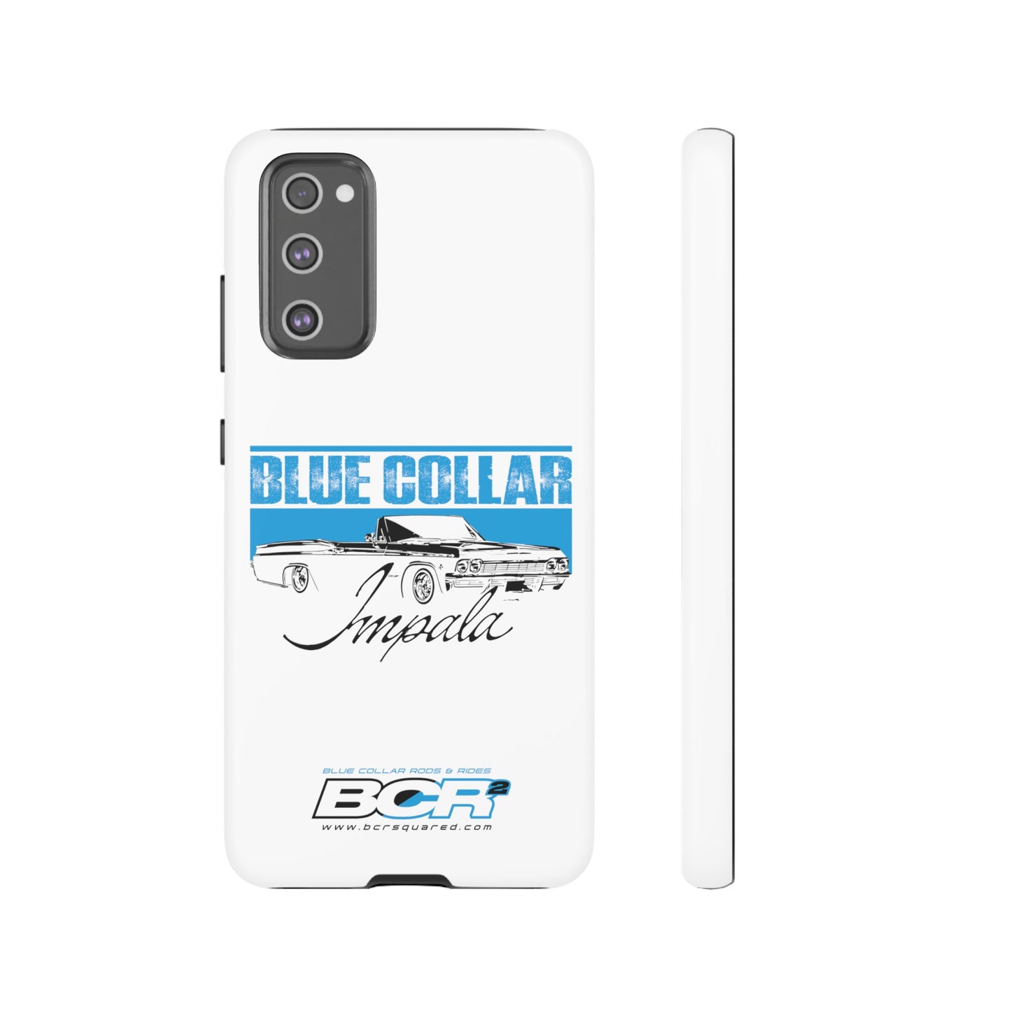 Blue Collar Impala White Phone Cases