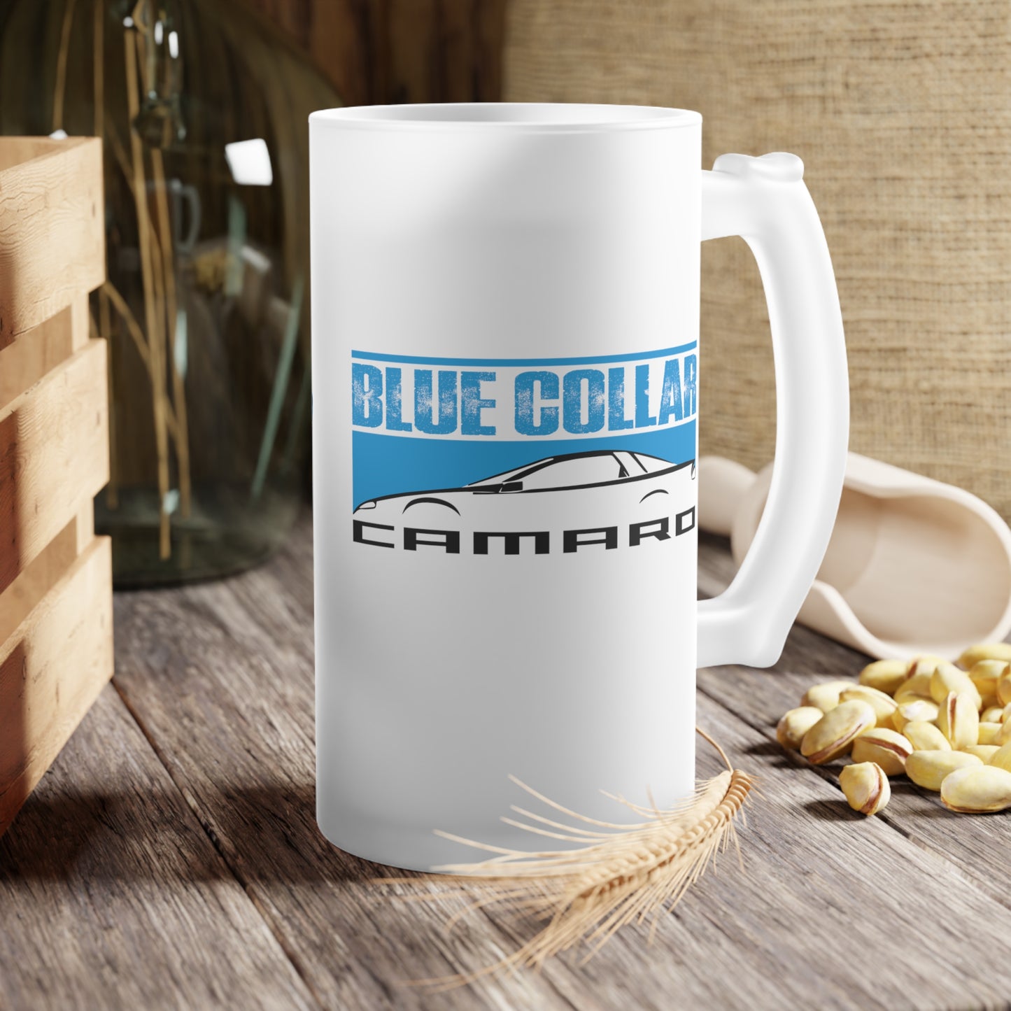 Blue Collar 4th Gen Camaro Frosted Beer Mug