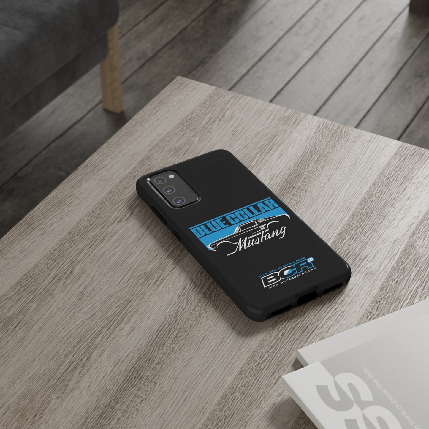 Blue Collar Mustang Black Phone Case