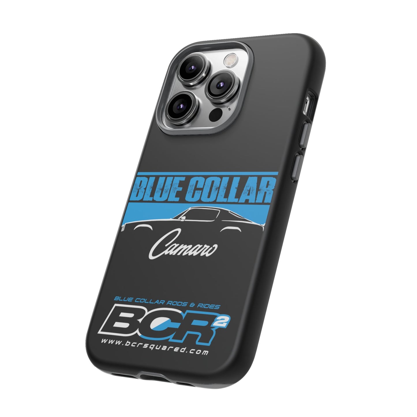 Blue Collar 2nd Gen Camaro Black Phone Cases