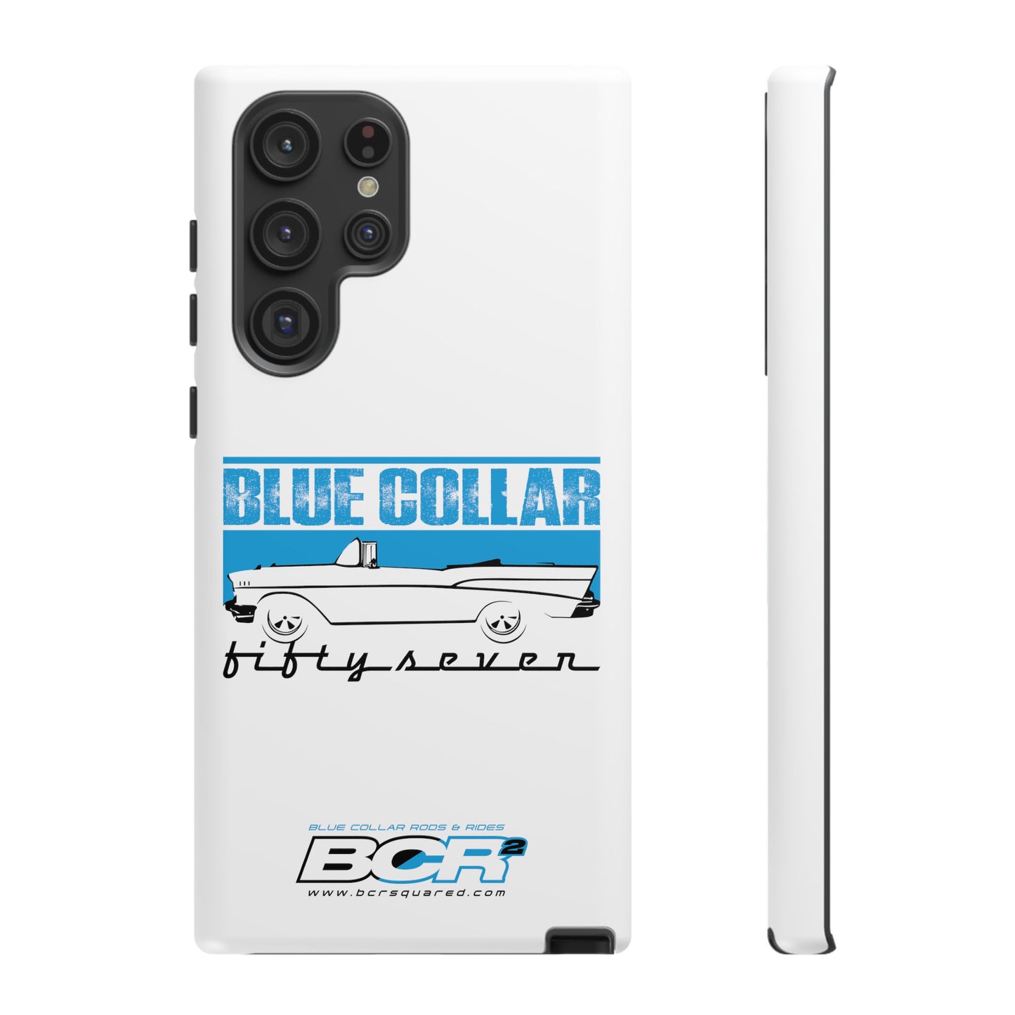 Blue Collar Fifty Seven White Phone Case