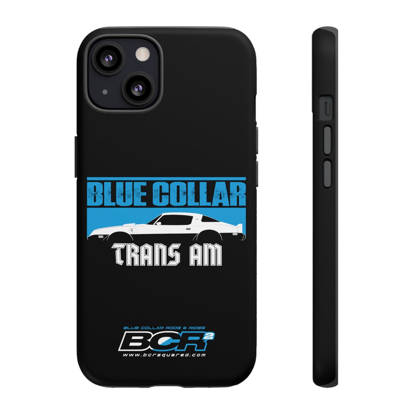 Blue Collar Black Phone Case