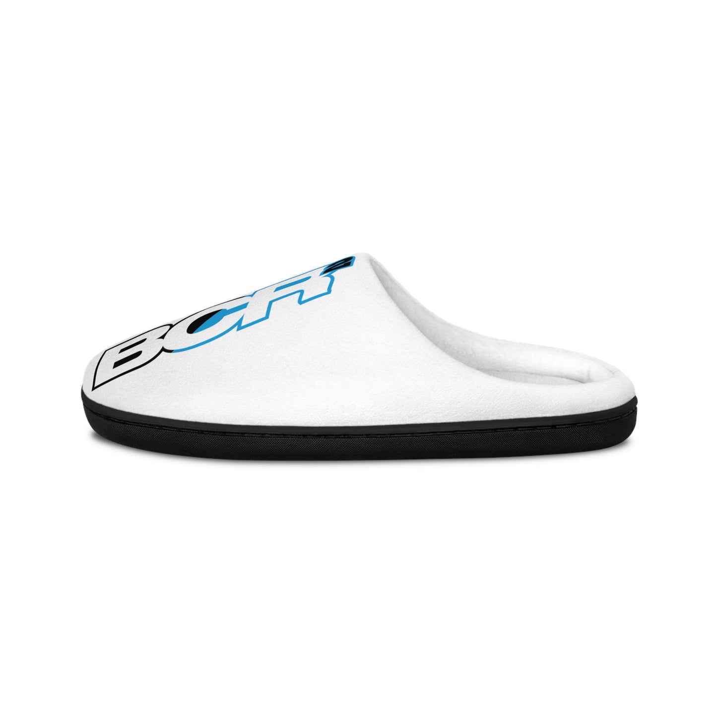 BCR Squared White Indoor Slippers