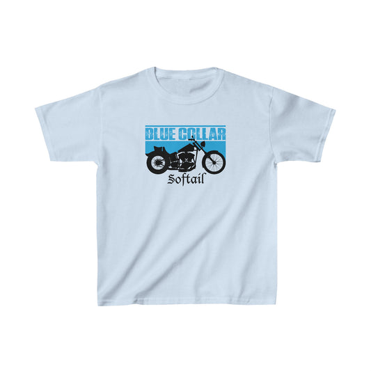 Blue Collar Softail Kids Tee