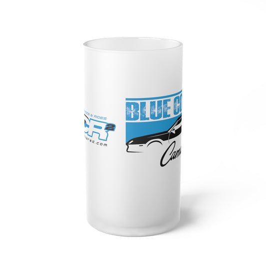 Blue Collar 3rd Gen Camaro Frosted Glass Beer Mug