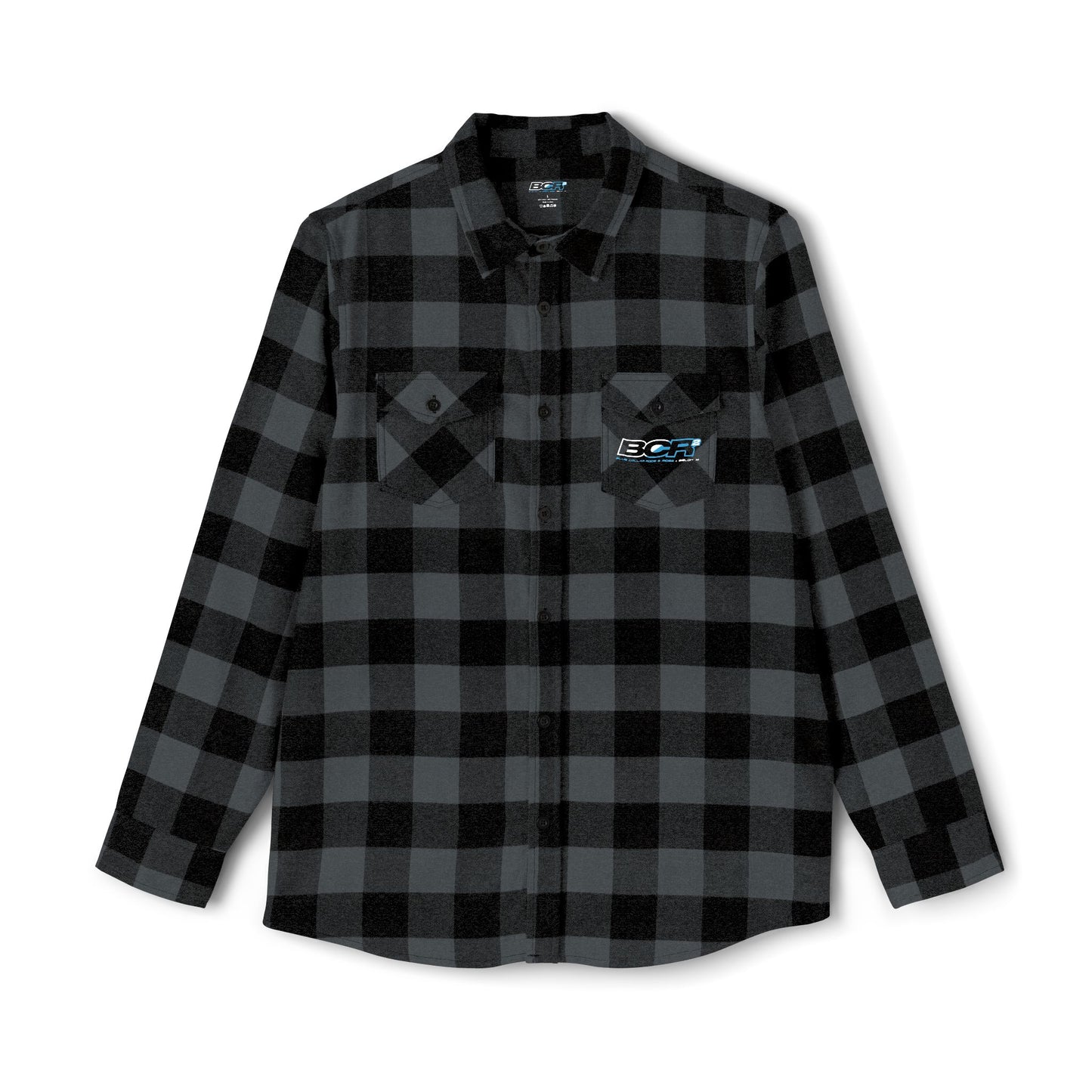 Blue Collar Skull 1 Flannel Shirt