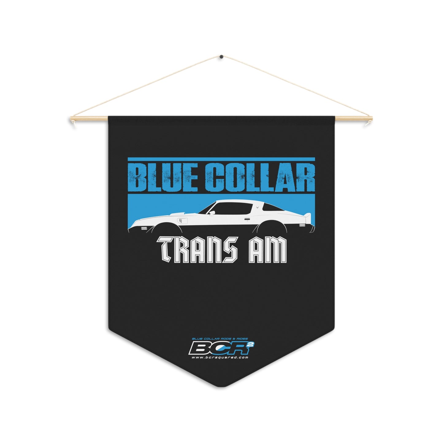 Blue Collar Trans Am Pennant Banner