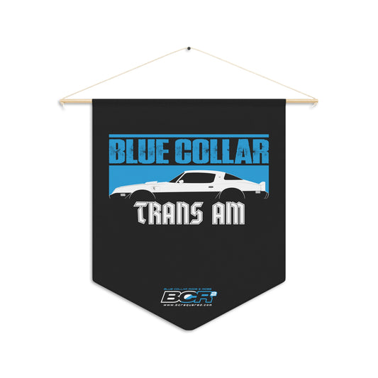 Blue Collar Trans Am Pennant Banner