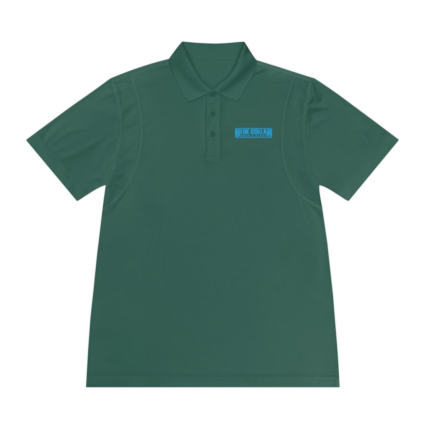 Blue Collar Block Logo Polo Shirt