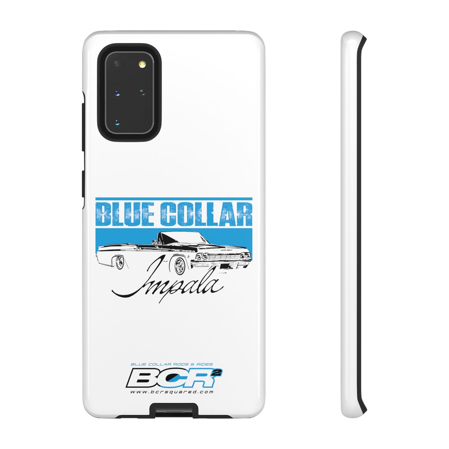 Blue Collar Impala White Phone Cases