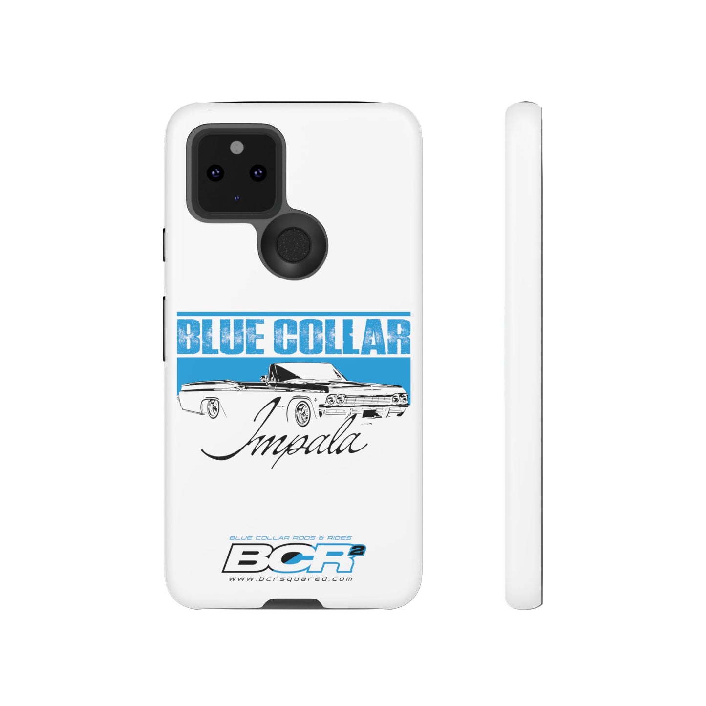 Blue Collar Impala White Phone Cases