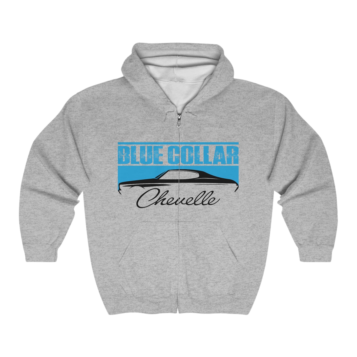 Blue Collar Chevelle Zip Up Hoodie