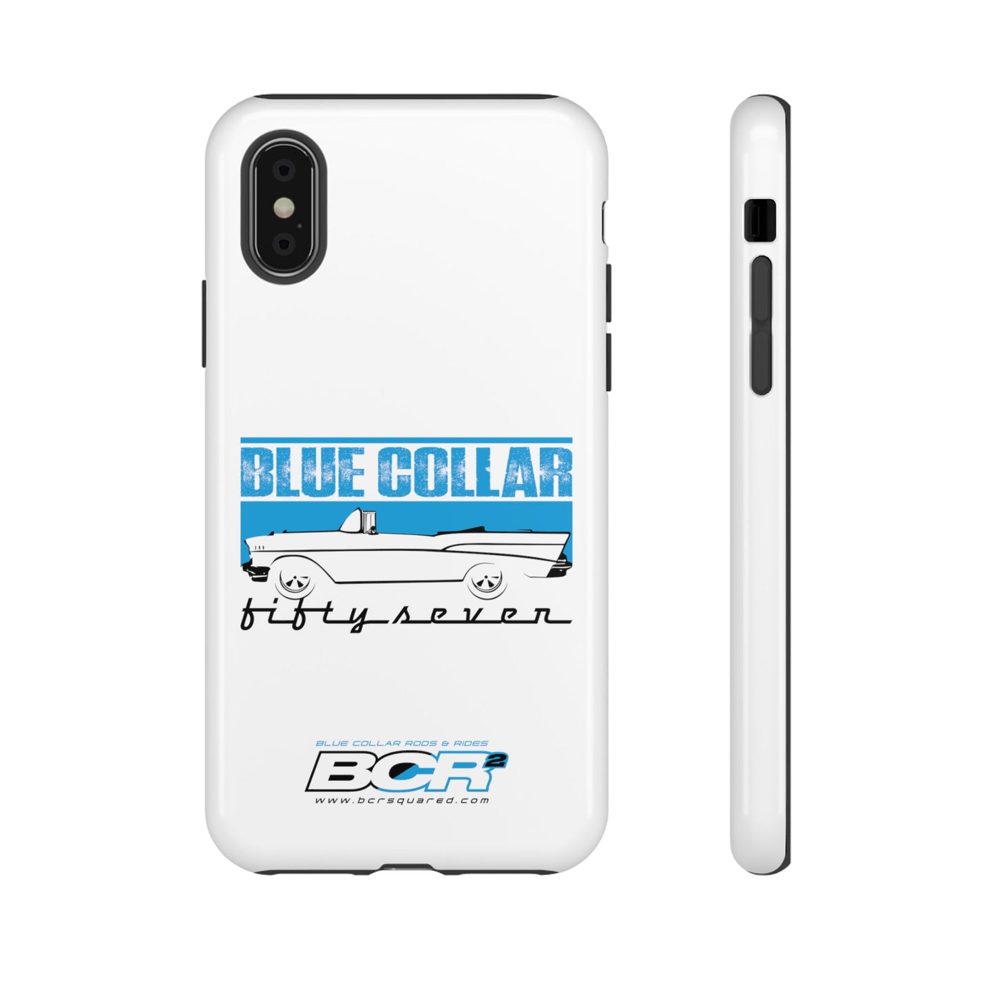 Blue Collar Fifty Seven White Phone Case