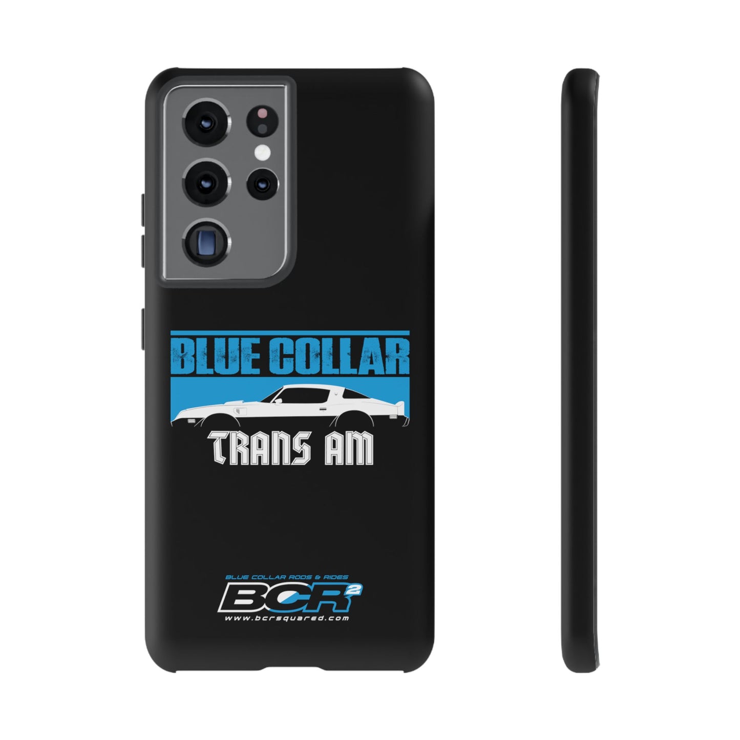 Blue Collar Black Phone Case