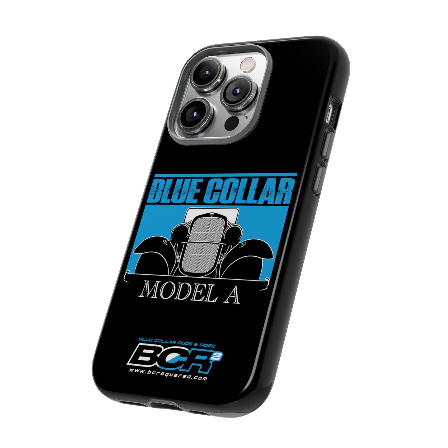 Blue Collar Model A Black Phone Case