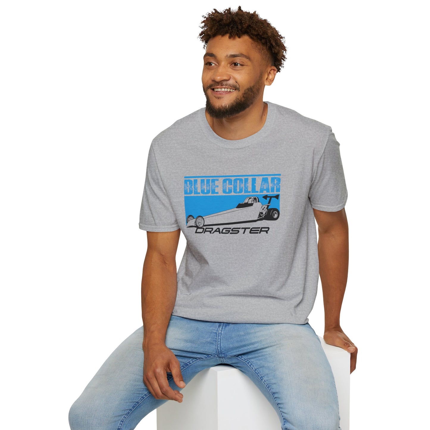 Blue Collar Dragster Tee