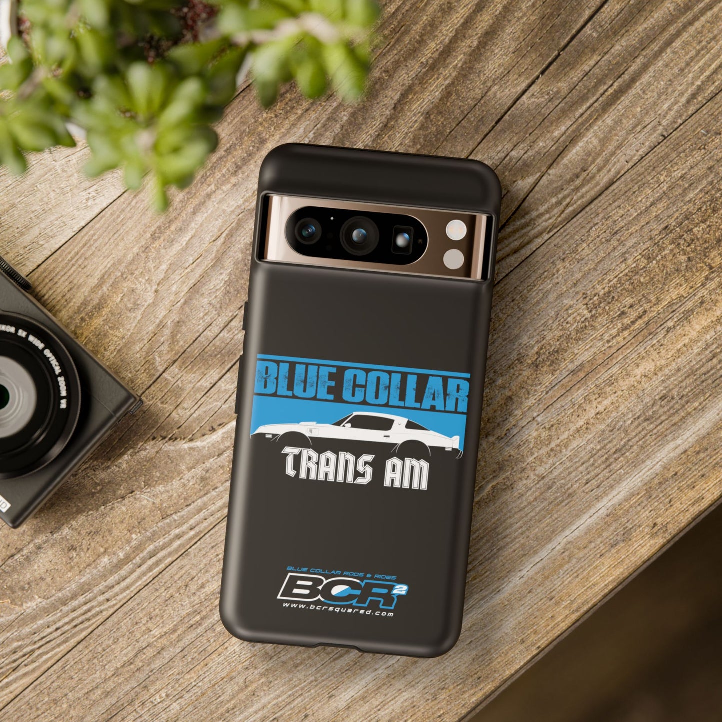 Blue Collar Black Phone Case