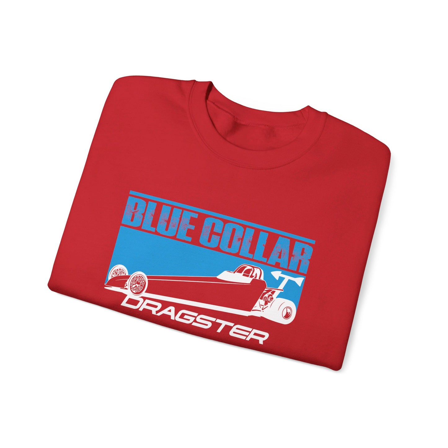 Blue Collar Dragster Crewneck Sweatshirt