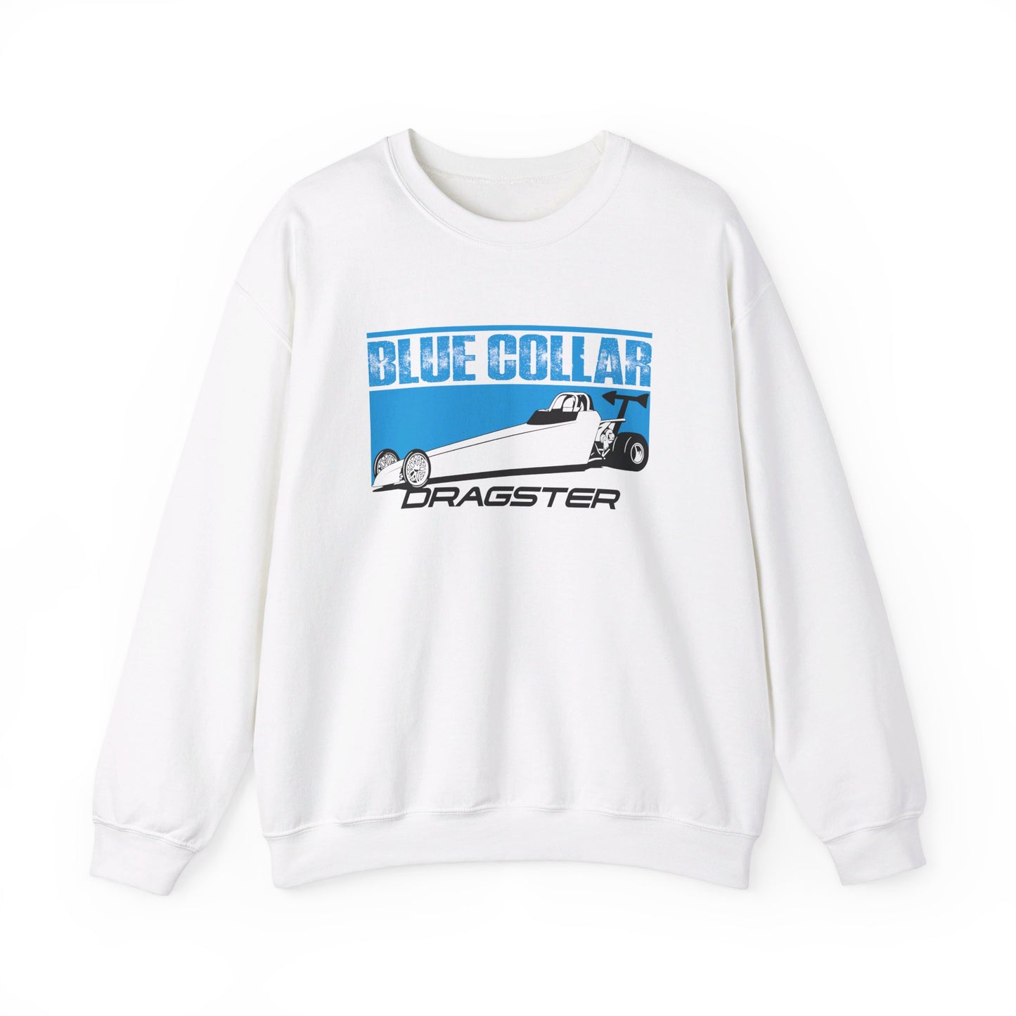 Blue Collar Dragster Crewneck Sweatshirt