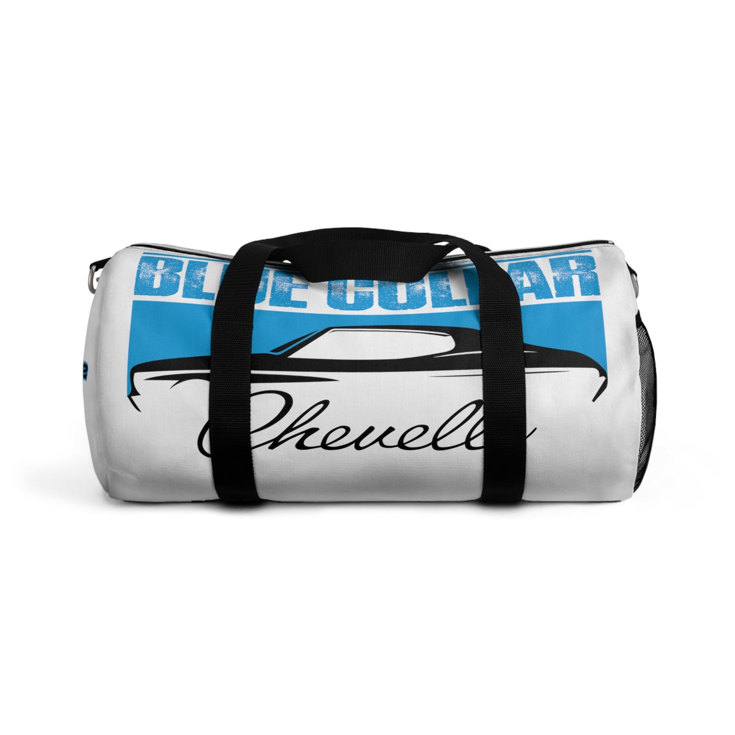 Blue Collar Chevelle White Duffel Bag