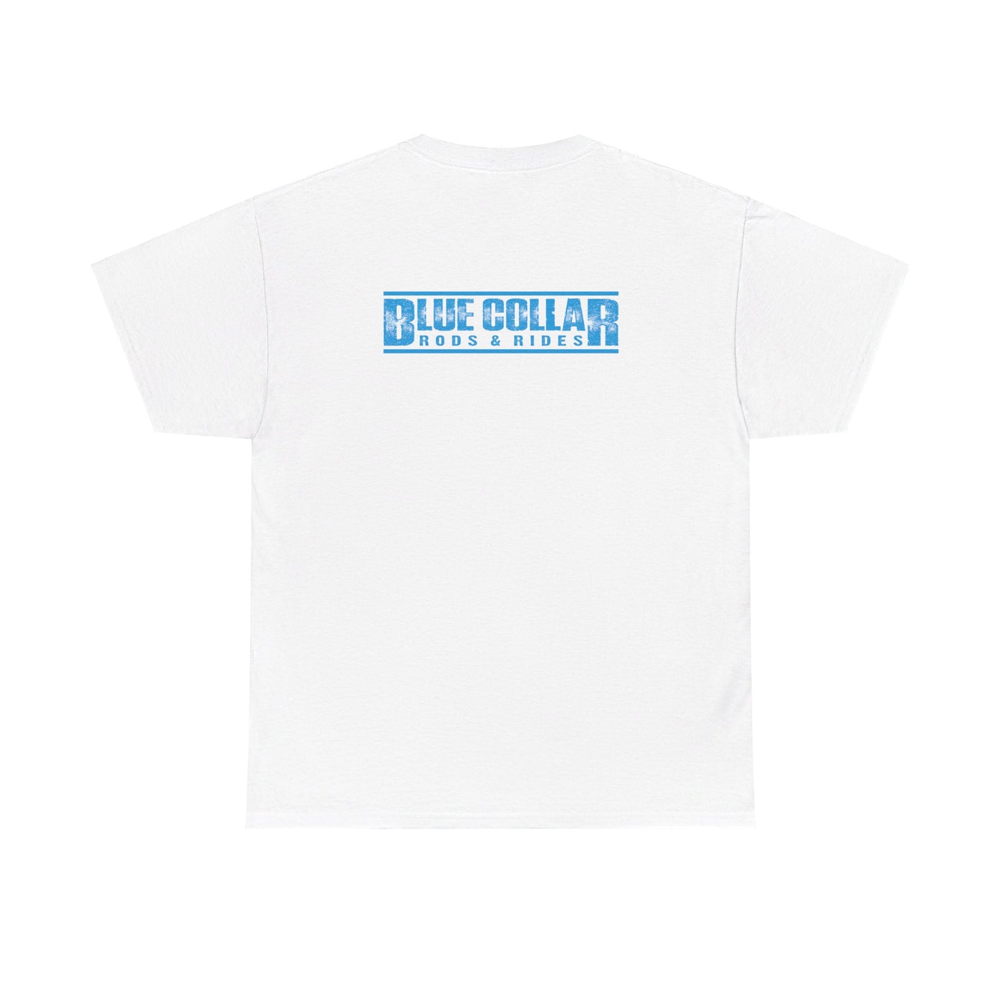 Blue Collar Block Logo Small Front Tee