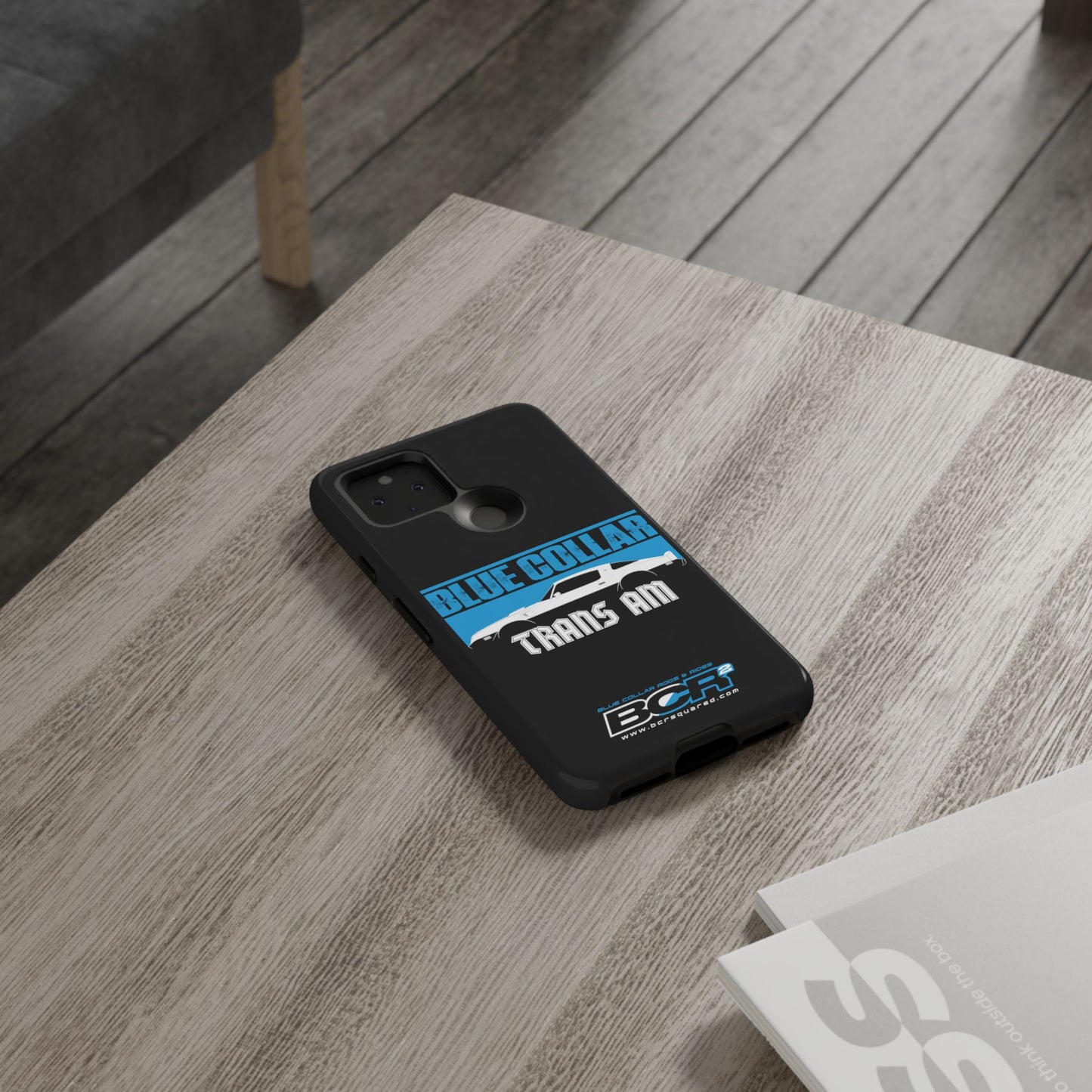 Blue Collar Black Phone Case