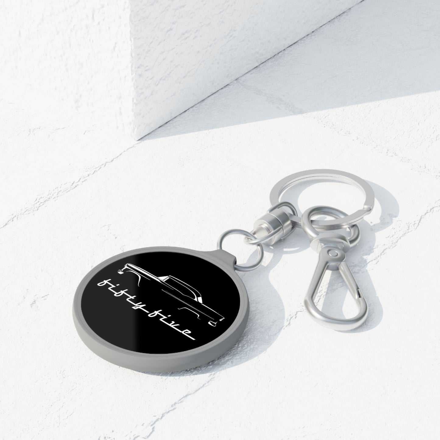 Fifty-Five Keychain Black