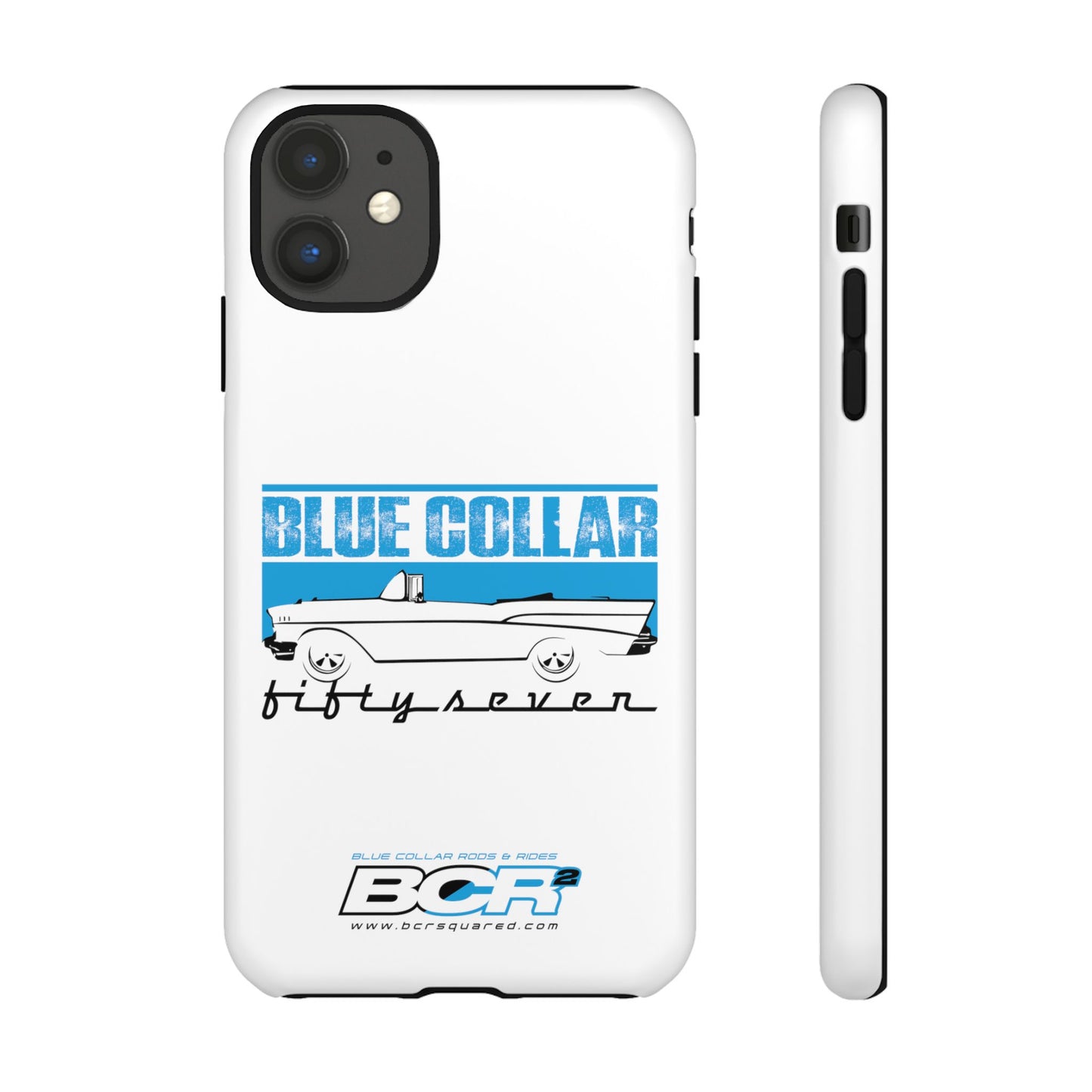 Blue Collar Fifty Seven White Phone Case