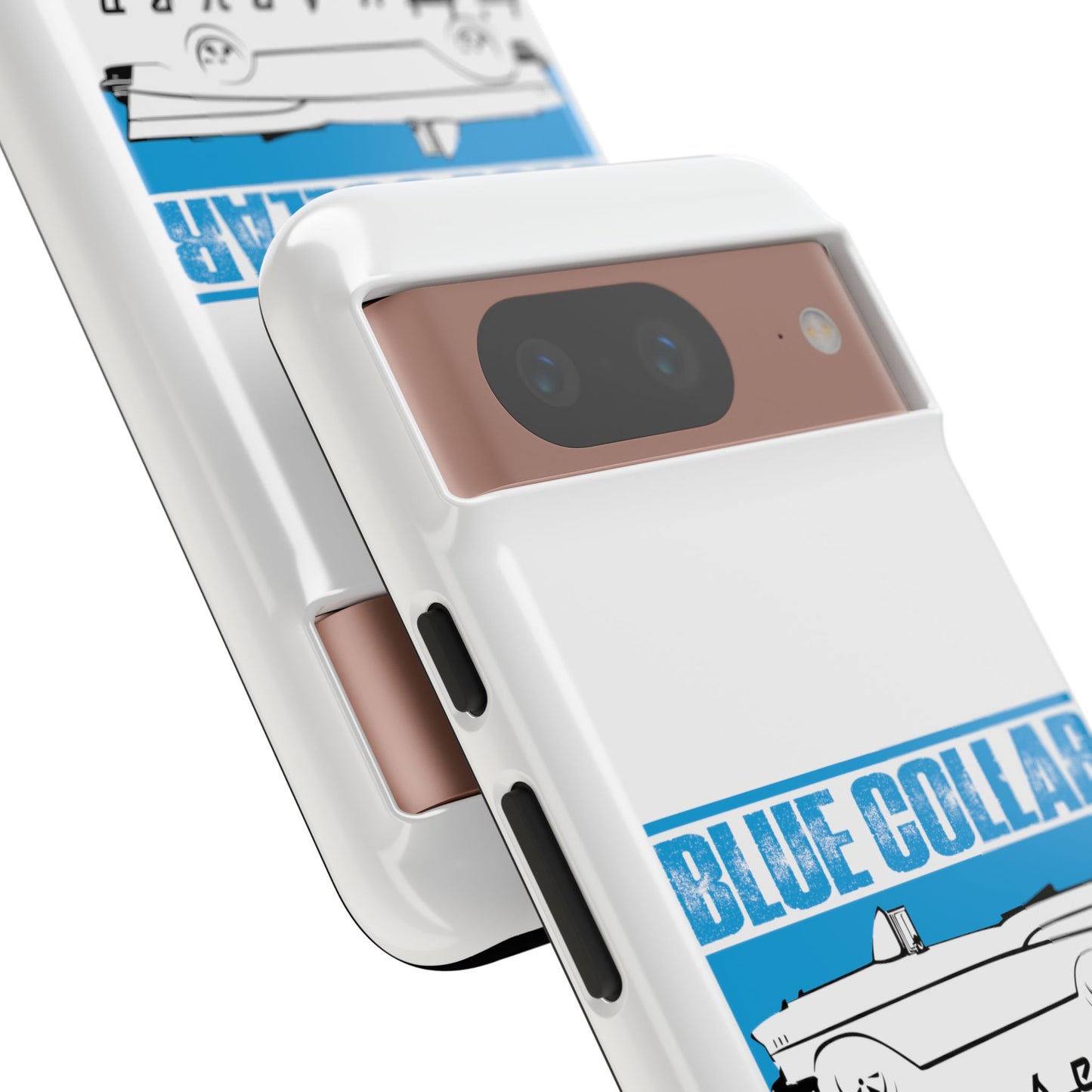 Blue Collar Fifty Seven White Phone Case