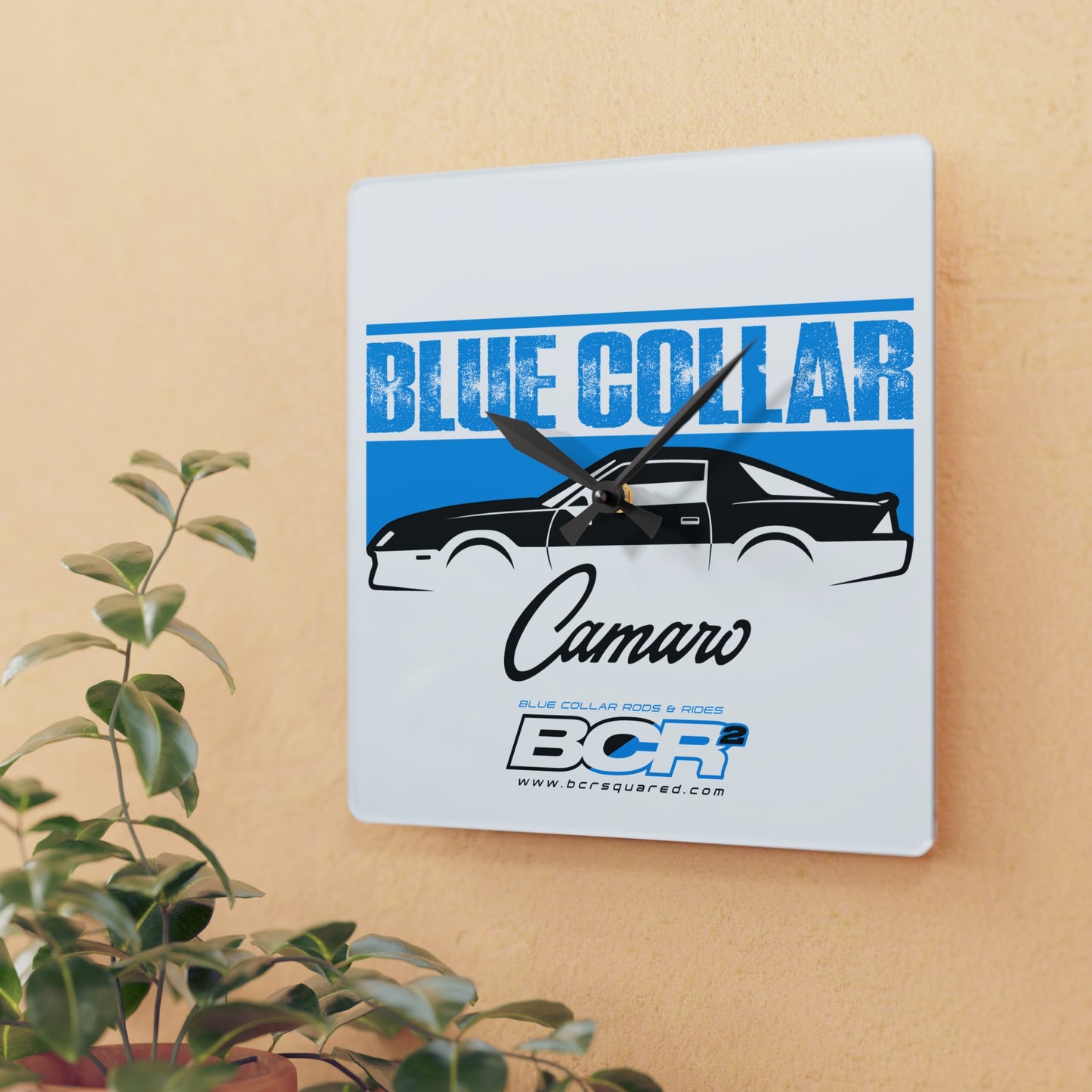 Blue Collar 3rd Gen Camaro Wall Clock