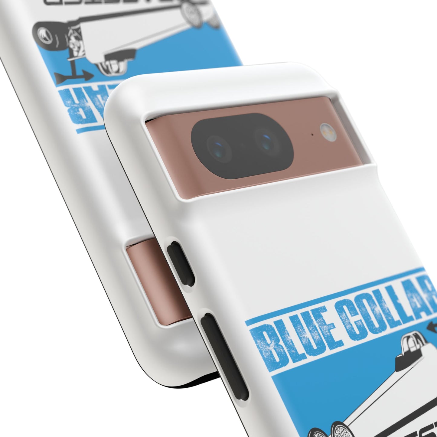 Blue Collar Dragster Phone Cases