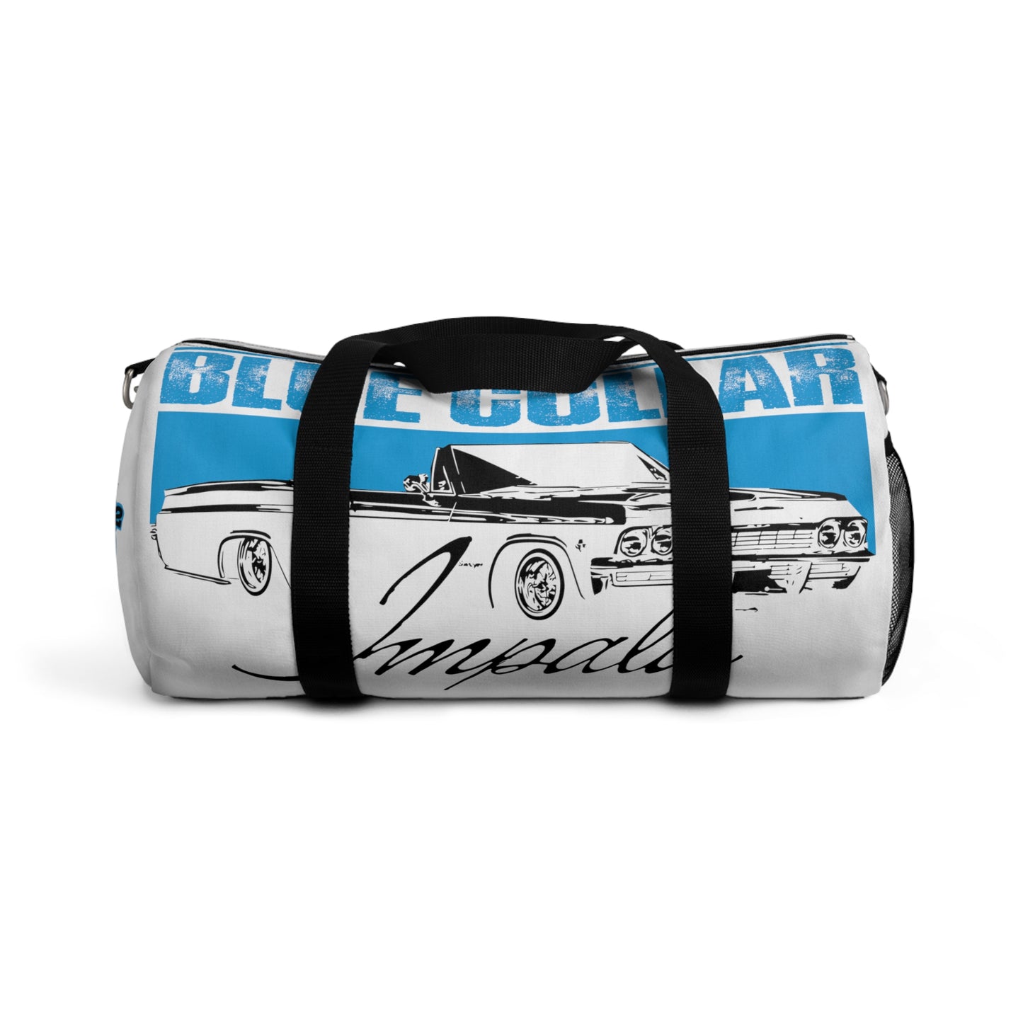 Blue Collar White Duffel Bag