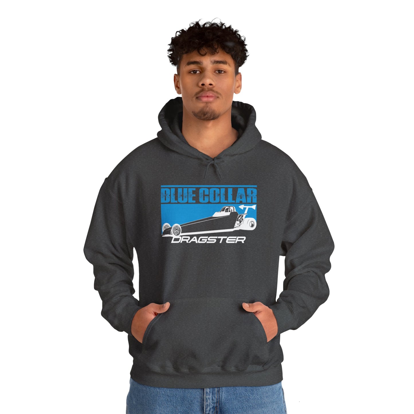 Blue Collar Dragster Hoodie