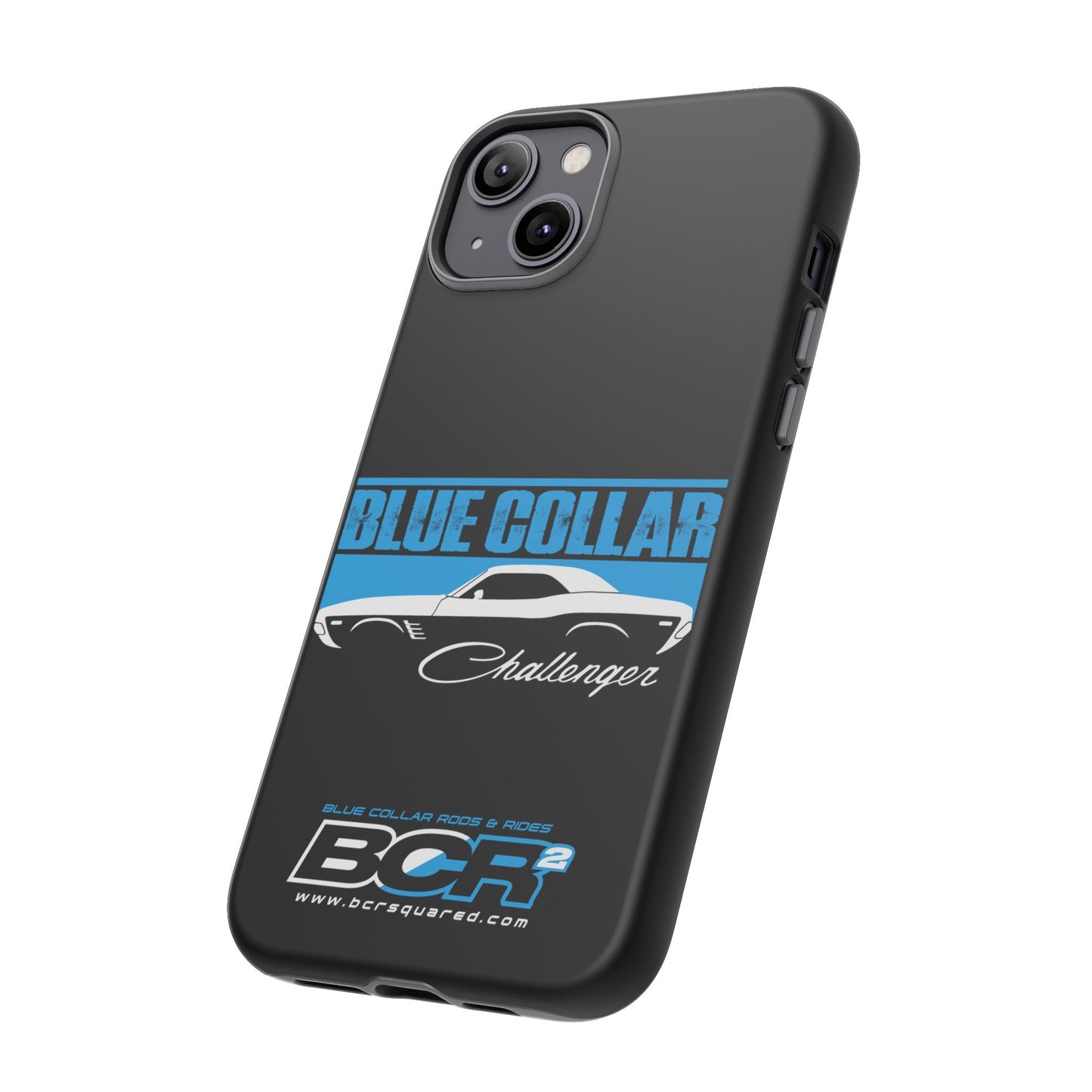 Blue Collar Challenger Black Phone Cases