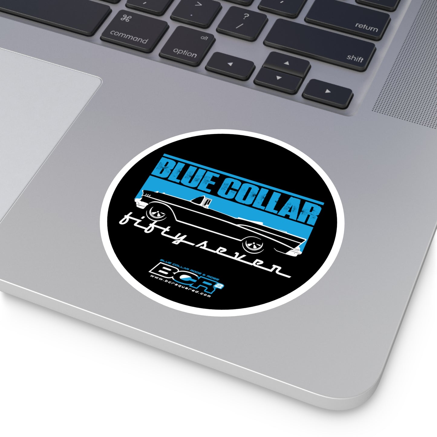 Blue Collar Fifty Seven Sticker