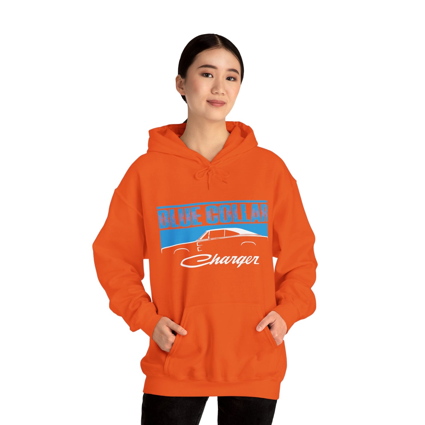 Blue Collar Charger Hoodie