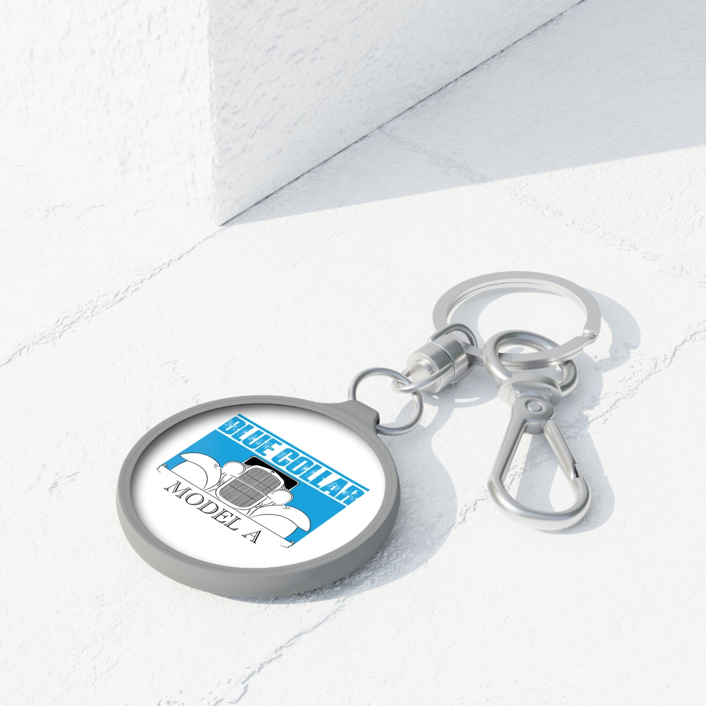 Blue Collar Model A Keychain