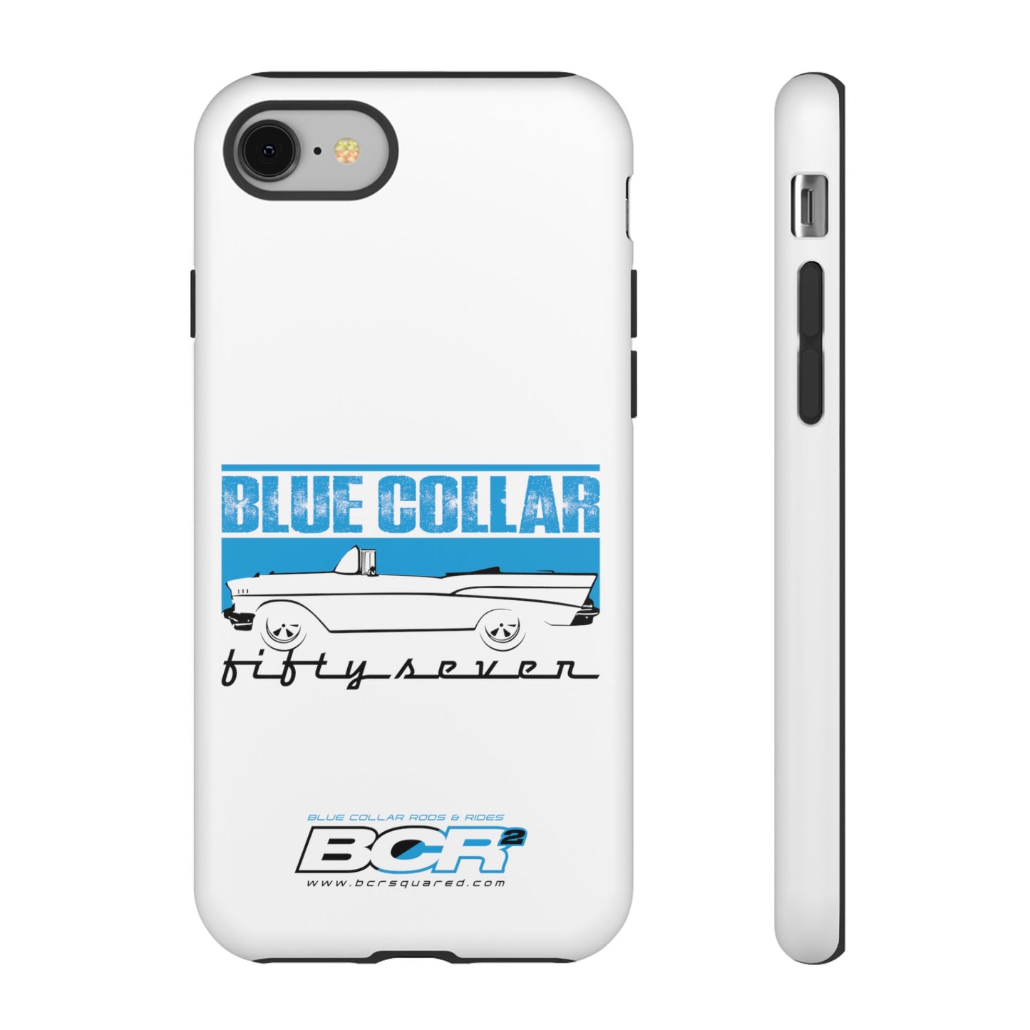 Blue Collar Fifty Seven White Phone Case