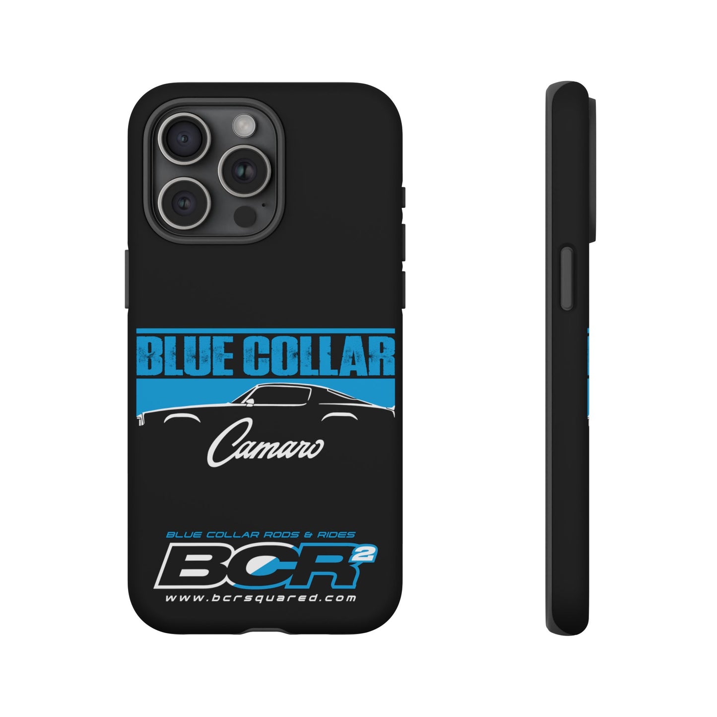 Blue Collar 2nd Gen Camaro Black Phone Cases