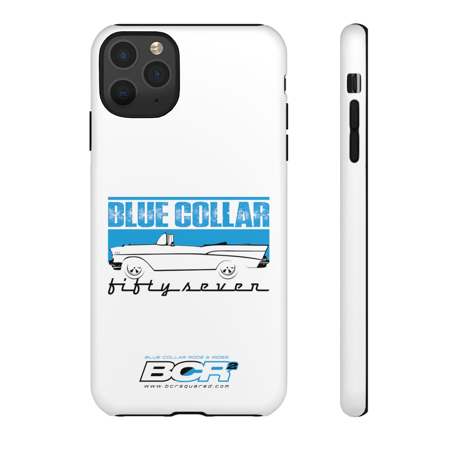 Blue Collar Fifty Seven White Phone Case